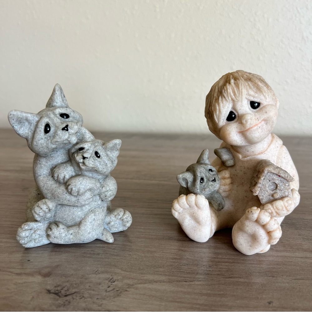2001 Quarry Kids Critters Figurines VTG Casper Conner The Carpenter Celine Cleo